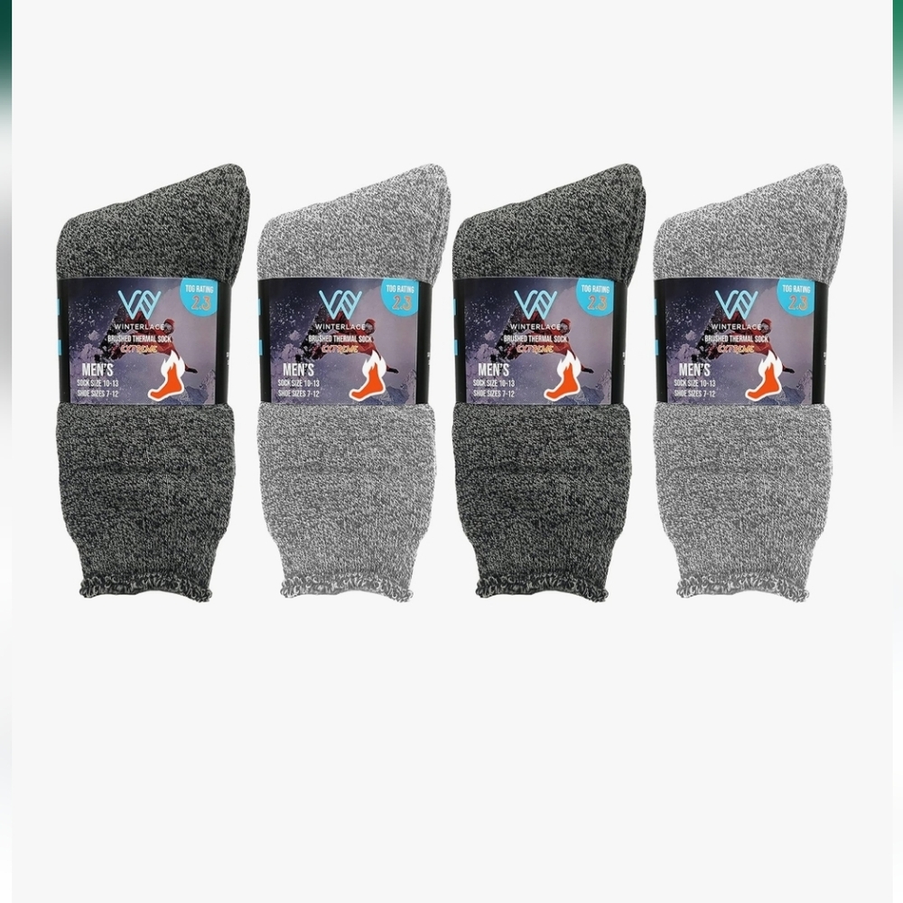 16 Pairs Thermal/Merino Wool Socks. Set Of 16. Washed And Never Worn.